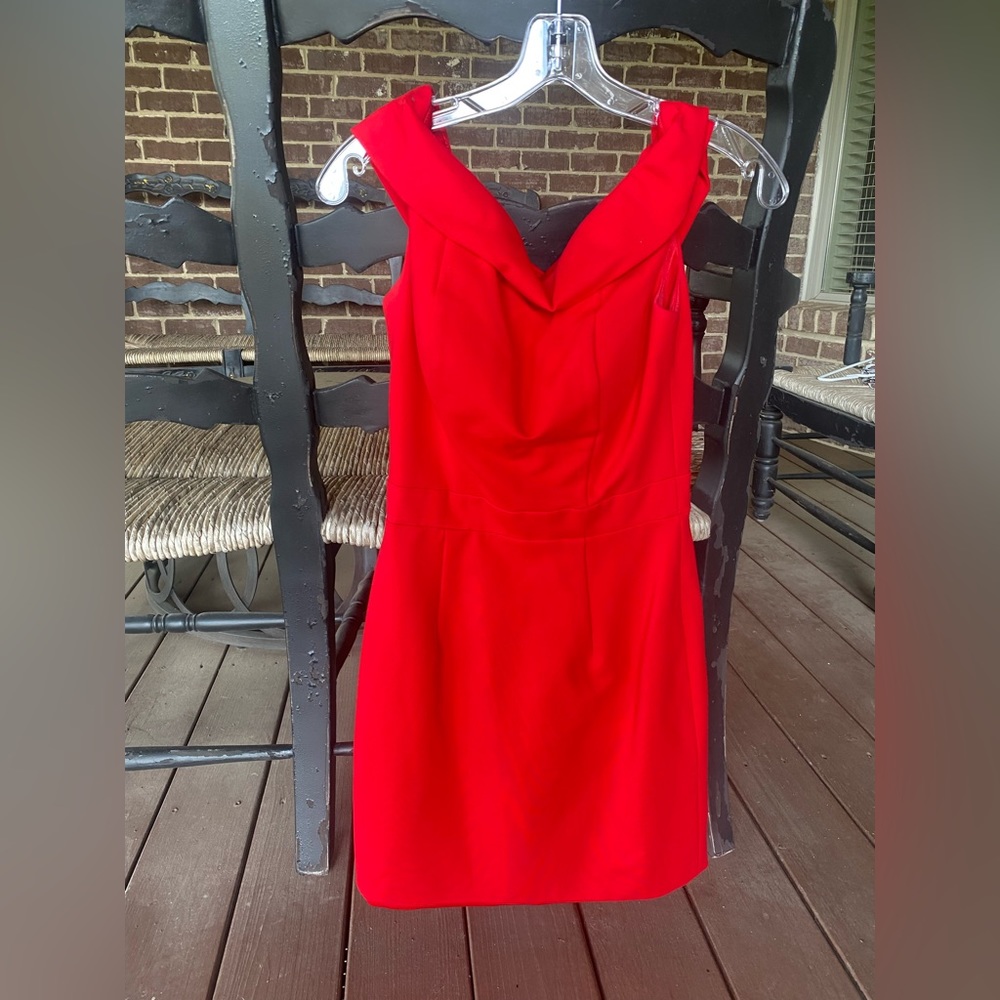 SHERRI HILL RED DRESS